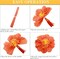 80 Pack Tropical Party Decorations Supplies Large Tissue Paper Hibiscus Flowers Faux Palm Leaves Set for Hawaiian Luau, Safari, Mexican Fiesta, Birthday Parties